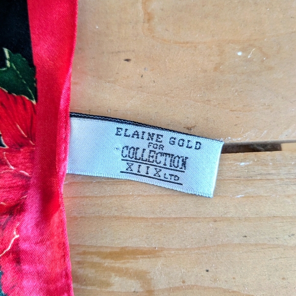 Elaine Gold Collection XIIX holiday silky scarf - Picture 6 of 8